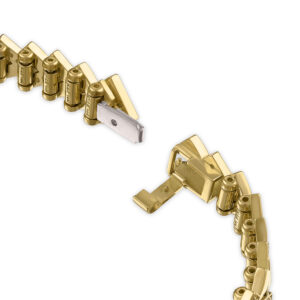 the lock of the bracelets